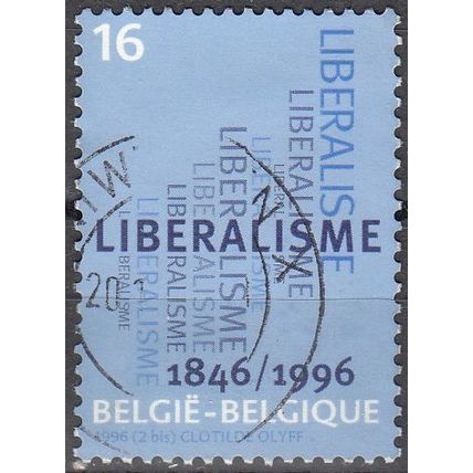 Belgique 1996 Michel 2680 O Cote (2008) 0.80 € 150 Ans Parti Libéral Cachet rond