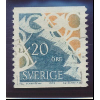 Sweden Stamp Scott #647, Used