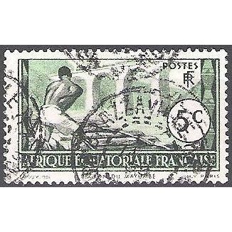 Afrique Equatoriale Française 1937 Michel 31 O Cote (2002) 0.40 € Charpentier