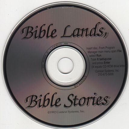 Bible Lands, Bible Stories (PC-CD, 1992) Win3.1/95/98 - NEW CD in SLEEVE