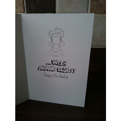 Adult/Humour Birthday Card - 0018