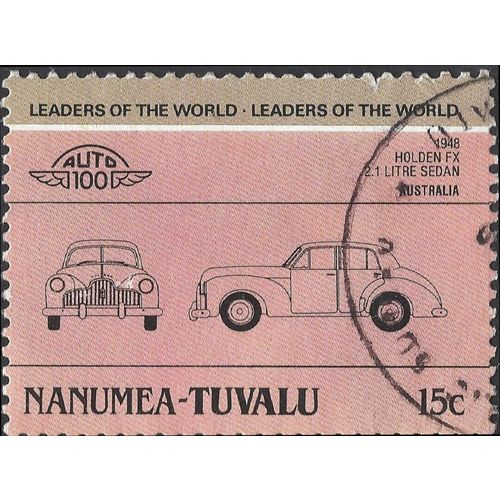 NANUMEA TUVULU, ROAD, Holden 2.1l Sedan 1948, pink 1986, 15c