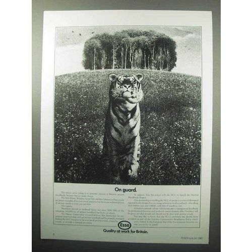 1987 Esso Oil Ad - On Guard