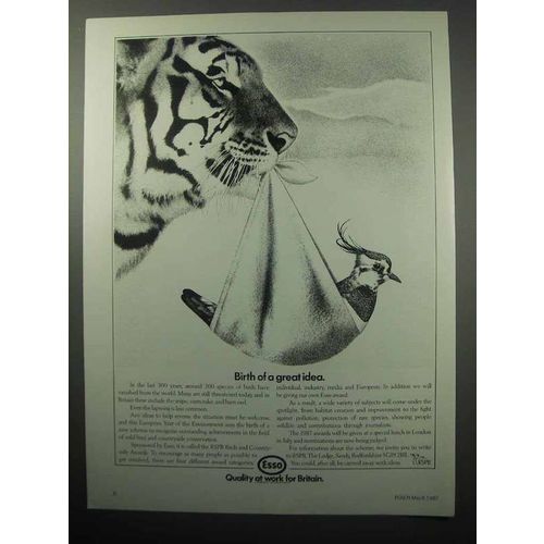 1987 Esso Oil Ad - Birth of a Great Idea