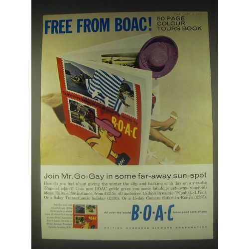 1962 BOAC Aviation Advertisement
