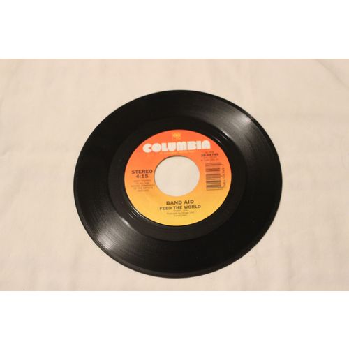 Band Aid 45 & Picture Sleeve-DO THEY KNOW IT'S CHRISTMAS/FEED THE WORLD STEREO