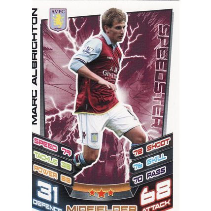 Match Attax Extra 2012/2013 U7 Marc Albrighton Aston Villa