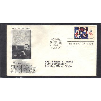 FDC Art Craft 1259 5c Fine Arts (Cachet-Typed/A) CV40928