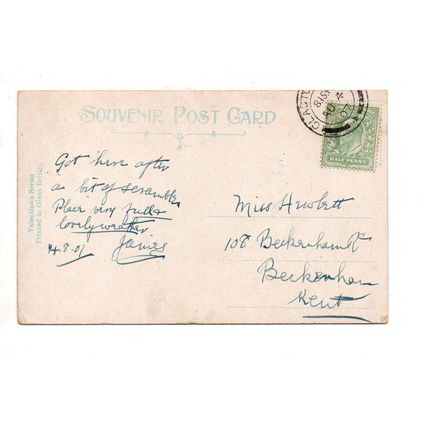 NICE PRINTED POSTCARD OF MARINE PARADE CLACTON-on-SEA ESSEX POSTED 1907 (2353)