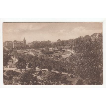 Valley Gardens Harrogate Postcard North Yorkshire 58643