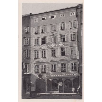 Mozart Geburtshaus House Of Birth in Salzburg Postcard