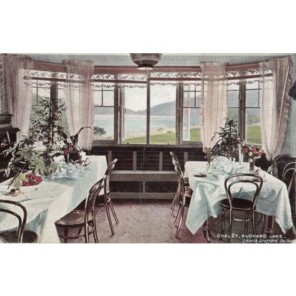 Railway Chalet at Rudyard Lake Antique North Stafford Railway Postcard