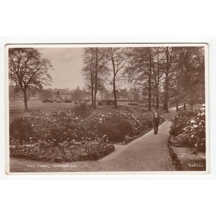 The Park Northwich Postcard RP Cheshire