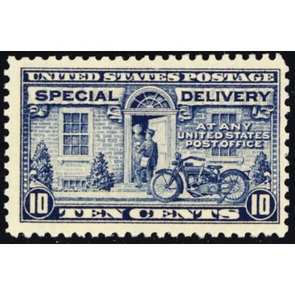E12, Mint FVF NH 10¢ Special Delivery Stamp SCV $95.00 - Stuart Katz