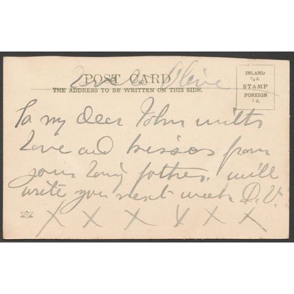 Kremans Falls, Kuysna District, Cape Province, c.1903 - FEDPO Stengel Postcard