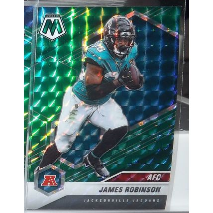 2021 Panini Mosaic JAMES ROBINSON (Jaguars) Prizm Green #232