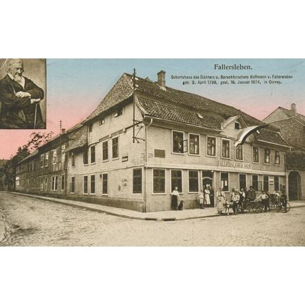 Fallersleben Gebertshaus German Old Postcard