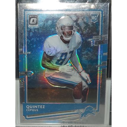 2020 Donruss Optic QUINTEZ CEPHUS (Lions) Prizm Holo Rookie Card #130