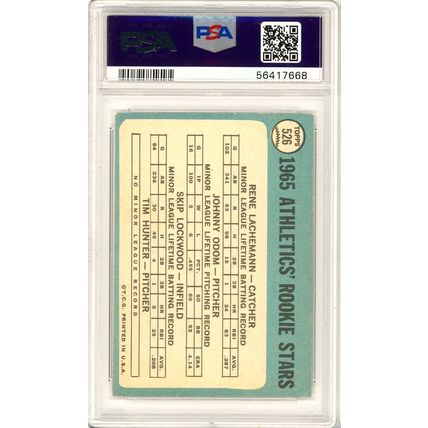 1965 Topps Athletics Rookies Jim Hunter #526 PSA 4 P1375