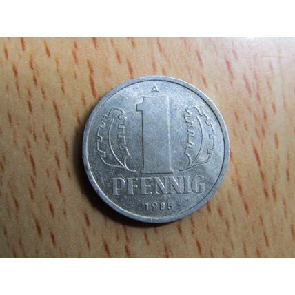 1985a 1 Pfennig East Germany Coin