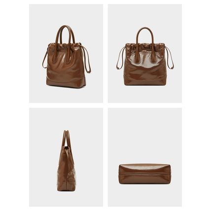 Genuine Leather Women's Handbag Diagonal Cross Bag Brown
