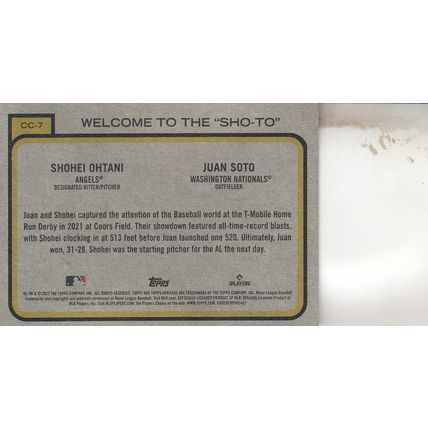 SHOHEI OHTANI & JUAN SOTO AUTOGRAPHED 2022 ANGELS & NATIONALS ALL-STAR PLAYERS