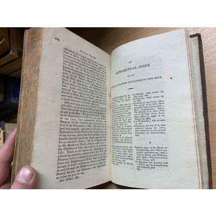 RARE* 1812 "COMPANION OF FESTIVALS & FASTS OF CHURCH OF ENGLAND" BOOK (P5)