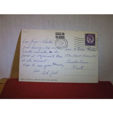 SMEATON'S TOWER, PLYMOUTH HOE, DEVON. used postcard by John Hinde 1966 pm =