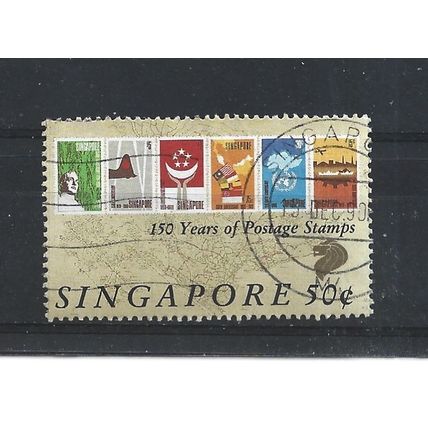 Singapore.SG619 50c 1969 Anniversary of Singapore Stamp Issue.Fine Used.Jul25