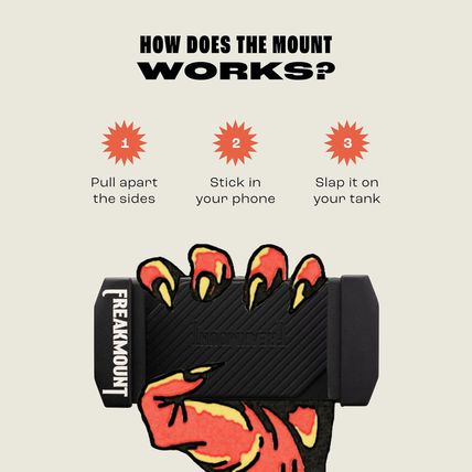 FREAKMOUNT Magnetic Motorcycle Phone Mount - Compatible with Harley Davidson - P