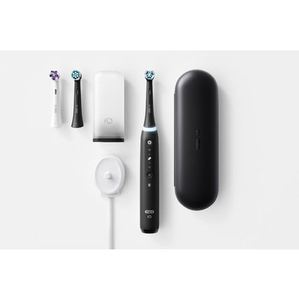Oral-B Io Deep Clean + Whiten Rechargeable Electric Toothbrush with Visible Pres