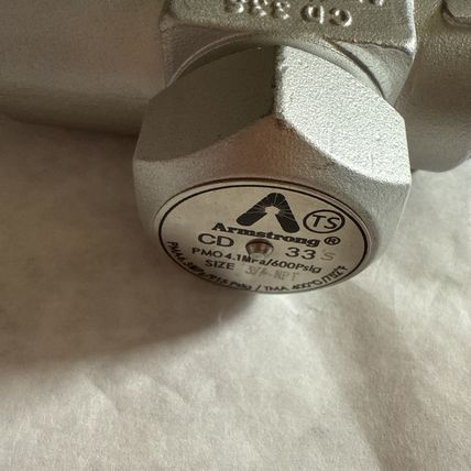 New 3/4" Npt Armstrong CD33S PMO 4.1MPa 600PSIG Disc Steam Trap,CD33 S Trap,AB