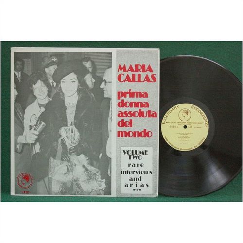 Callas - Prima Donna Assoluta-Vol. 2 - Rare Interviews/Arias - LR 112 - NM-