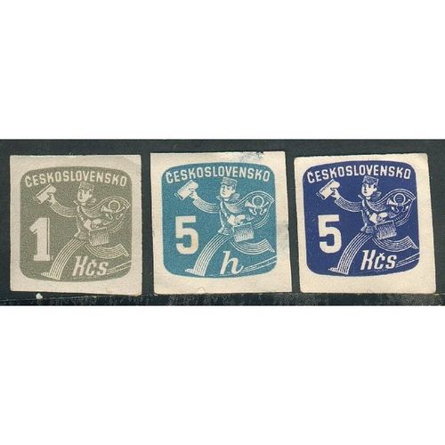 Czech stamps 1945 - Messenger" Newspaper Stamps (unused)