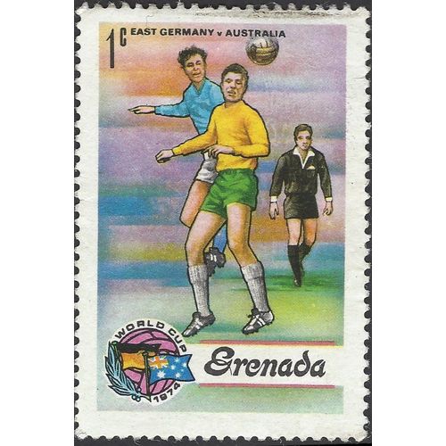 GRENADA, FOOTBALL, W Germany World Cup, light violet 1974, 1c