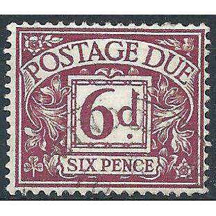 1959 D63 6d Purple Postage Due Very Fine Used ..