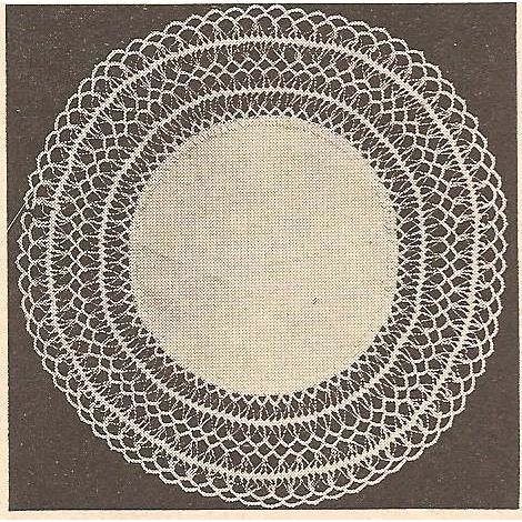 Hairpin/Tat Doily Pattern Hairpin Lace & Tatting