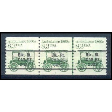 2128a 8.3c Ambulance Very Fine MNH Dry Gum PNC 2/3 Line Gap W1487