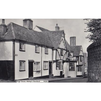 High Street Bishops Stortford Vintage Real Photo Postcard