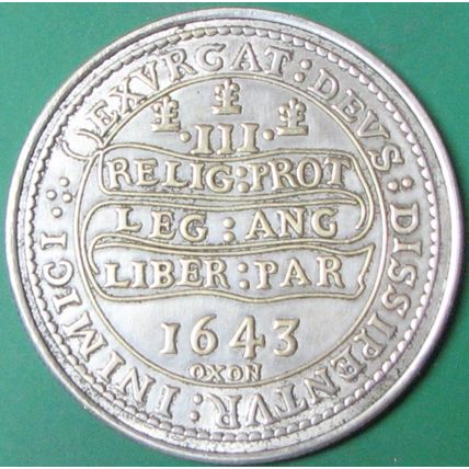 1643 King Charles, UK. Challenge Coin, Souvenir. Replica. 97.