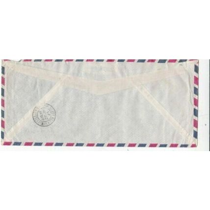 India 1964 Ballygunge-Lustleigh UK Air Mail Cover Ballygunge cancel written VGC