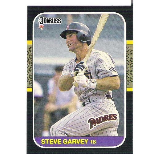 1987 Donruss baseball Steve Garvey card #81- NM- Padres