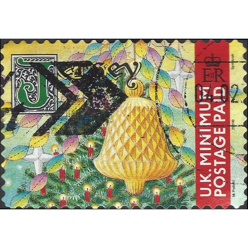 JERSEY, CHRISTMAS, Christmas decoration, green 2001, UK rate