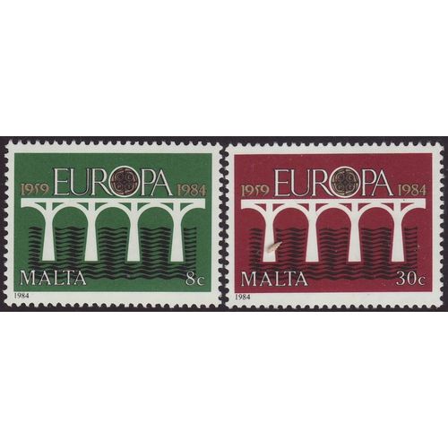 Malta 1984 SG 736-7 UMM Europa/CEPT (G-128-01)