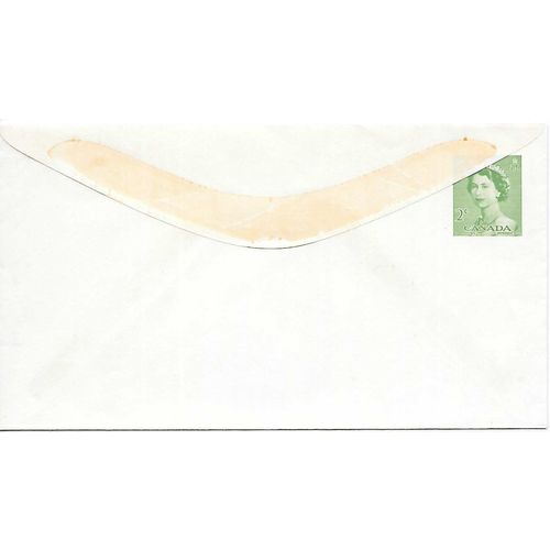 Canada #EN70 Elizabeth II Karsh Postal Envelope MINT, rough yellow Gum