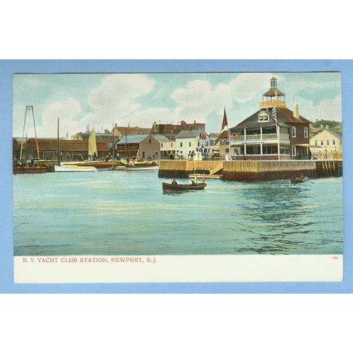 Rhode Island Newport N Y Yacht Club Station View From Water Yacht Club & O~1167