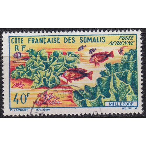 FRANZ.SOMALIA [1963] MiNr 0353 ( O/used ) Tiere