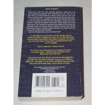 F. Paul Wilson - - Legacies - - A Repairman Jack Novel