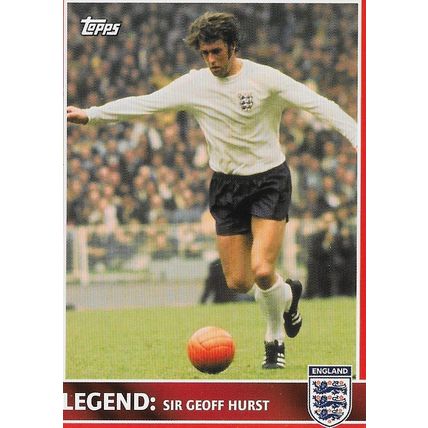 Topps ENGLAND 2005 Trading Card: England Legends - 78, Hurst (Sir Geoff)