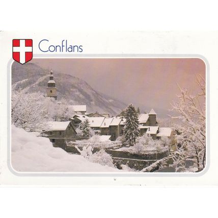 Conflans France Postcard used VGC